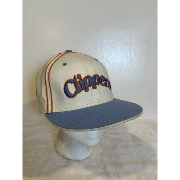 Vintage New Era Hardwood Classics Clippers Hat Size 7 3/8 - Picture 1 of 7